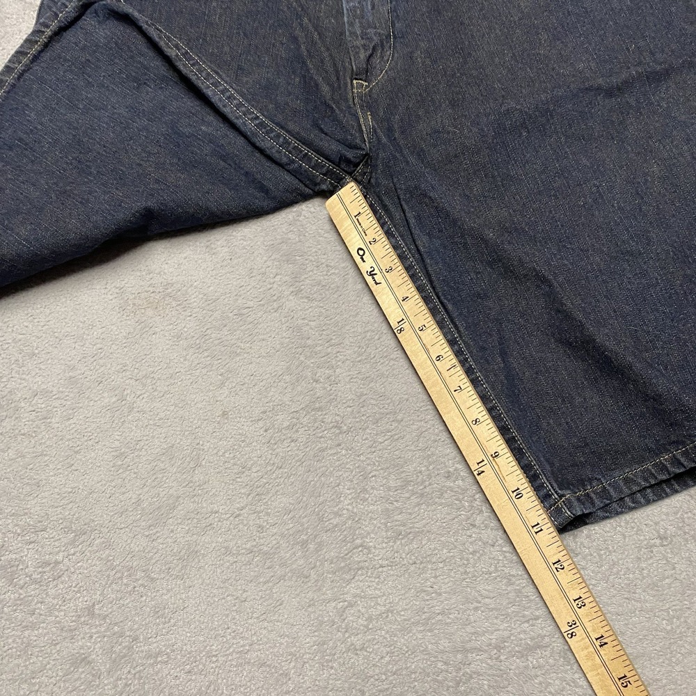 Harley Davidson Denim Shorts Mens 36 Baggy Bike Motorcycle Grunge Y2K - Picture 6 of 8